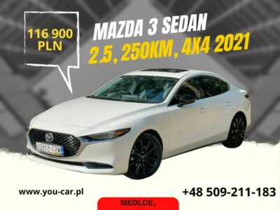 Mazda 3 Sport 250KM 4x4 IV (2019-)