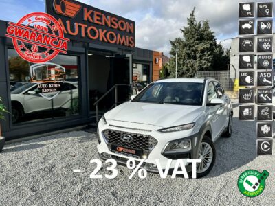 Hyundai Kona PL Salon, 1-Wł, Bezwypadkowa, Podgrzewane Fotele/Kierownica, CarPlay I (2017-2023)