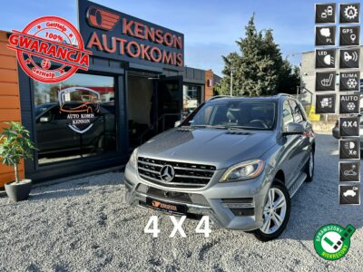 Mercedes ML 350 LED, Martwe Pole, 4x Grzane Fotele/Kierownica,Harman Kardon,Kamera 360 W166 (2011-2015)