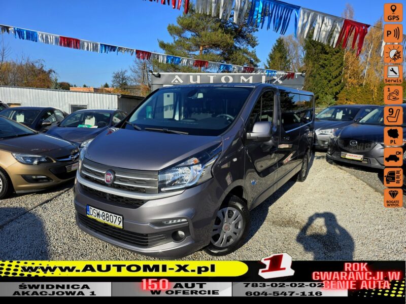 Fiat Talento L2H1 ,2.0D - 146KM ,1wł SalonPL,9OS - GWARANCJA,Zamiana -Automi-x.pl