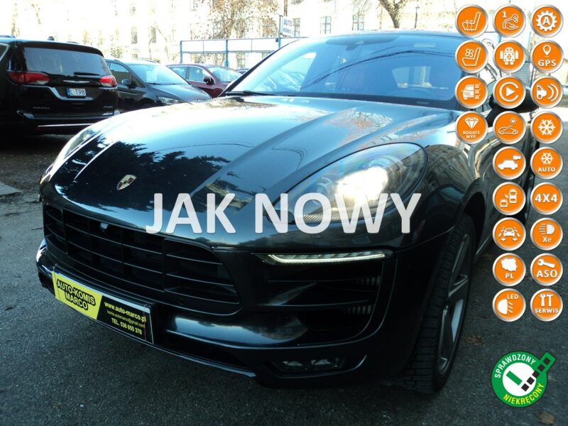 Porsche Macan sprzedam ładnego PORSHE MACANA 3.0 V6B 360 KM Turbo I (2014-)