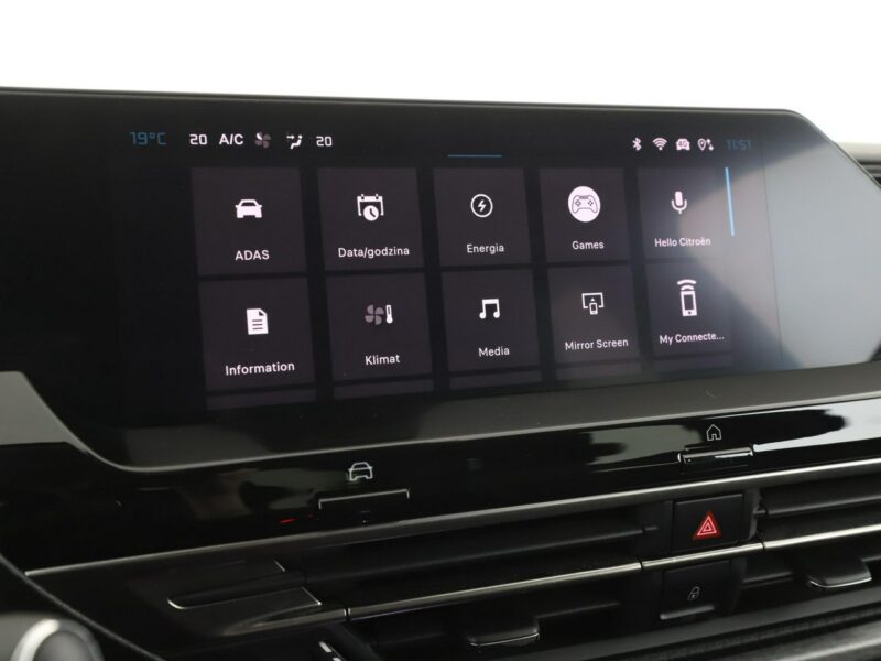 Citroen C5X PHEV full LED navi klima auto grzane fotele kamera i czujniki parkowan