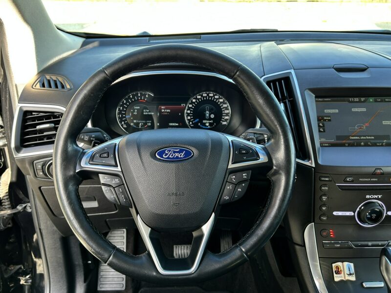 Ford EDGE 4x4, 1-Wł, Bezwypadkowy, Świeży Rozrząd, LED, Asystenci,Kamera Cofania