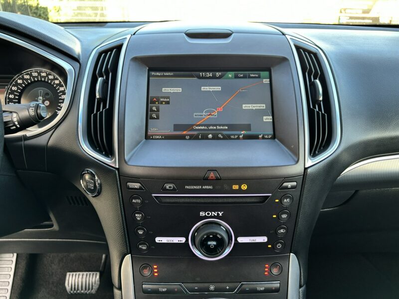 Ford EDGE 4x4, 1-Wł, Bezwypadkowy, Świeży Rozrząd, LED, Asystenci,Kamera Cofania