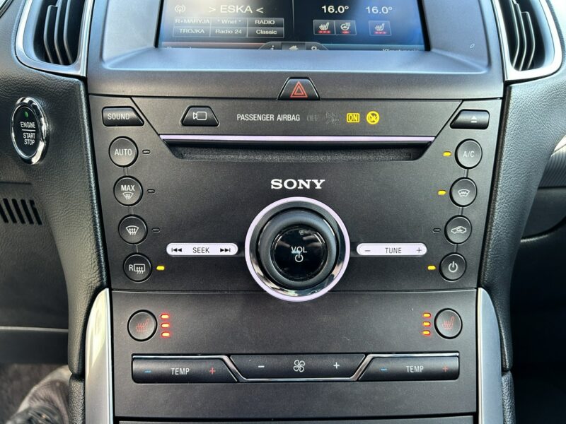 Ford EDGE 4x4, 1-Wł, Bezwypadkowy, Świeży Rozrząd, LED, Asystenci,Kamera Cofania