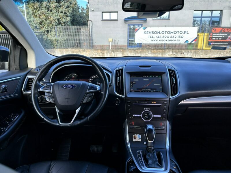 Ford EDGE 4x4, 1-Wł, Bezwypadkowy, Świeży Rozrząd, LED, Asystenci,Kamera Cofania
