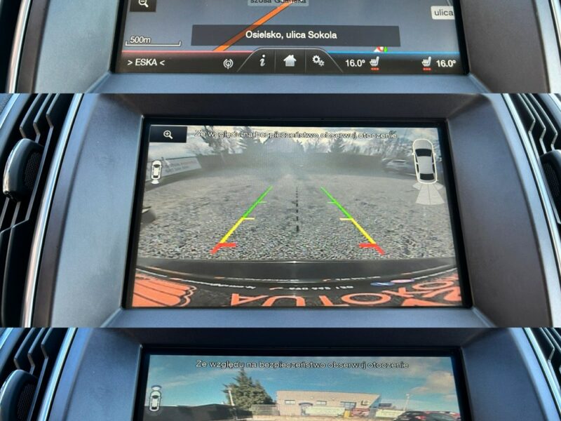 Ford EDGE 4x4, 1-Wł, Bezwypadkowy, Świeży Rozrząd, LED, Asystenci,Kamera Cofania