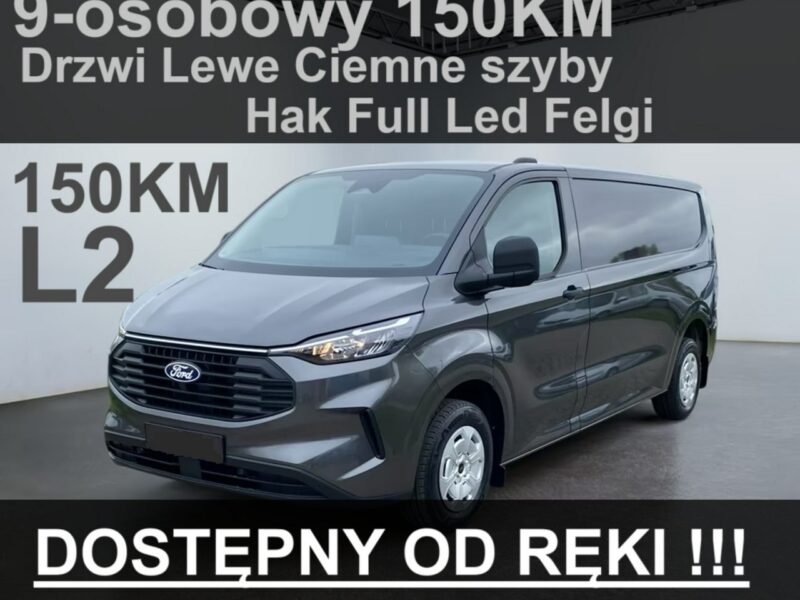 Ford Transit Custom L2 Hak 150KM Super Niska Cena !! Dostępny od ręki !! 2065 zł