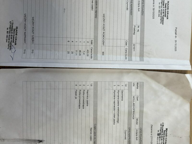 Opel Antara Enjoy + 4x4, Serwisowany, Zadbany