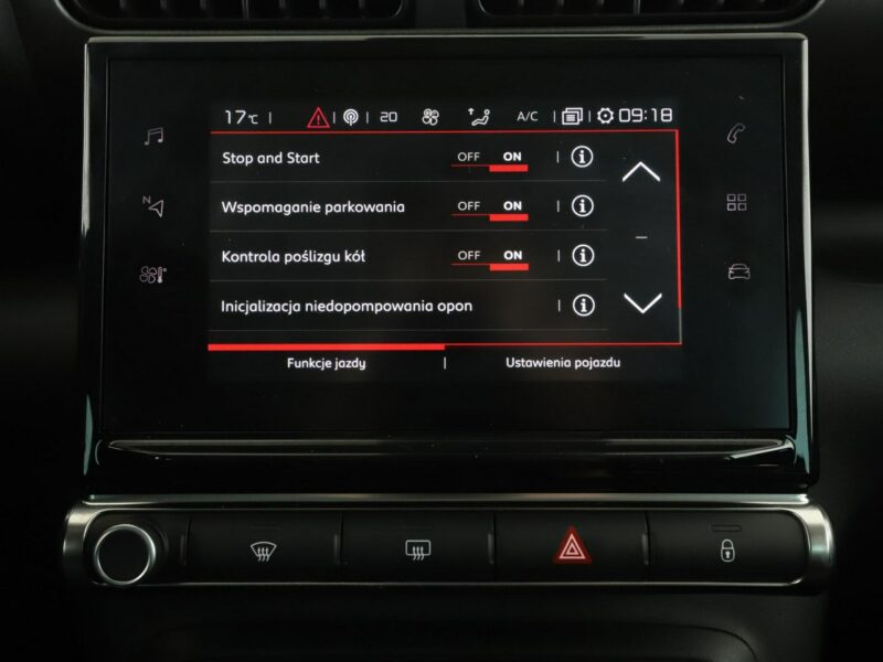 Citroen C3 Aircross Niski przebieg Navi Kamera cofania Klimatyzacja El.szyby Bluetooth