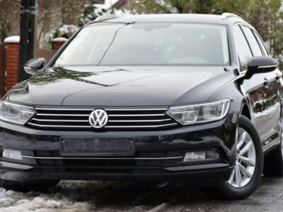 Volkswagen Passat Czarny Zarejestrowany 1.6TDI 120KM Serwis Skóra Navi Kamera B8 (2014-2023)