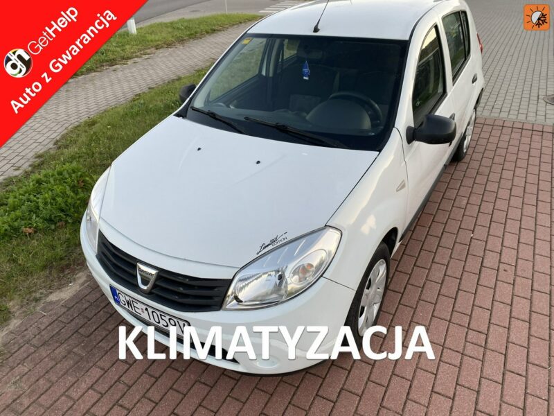 Dacia Sandero Niezawodna benzyna, niski przebieg, klimatyzacja, centr. zamek, isofix I (2008-2012)
