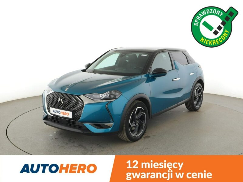 DS Automobiles DS 3 Crossback 1.2 Benzyna Automat Rivoli Nawigacja Tempomat Kamera Skóra LED Vision