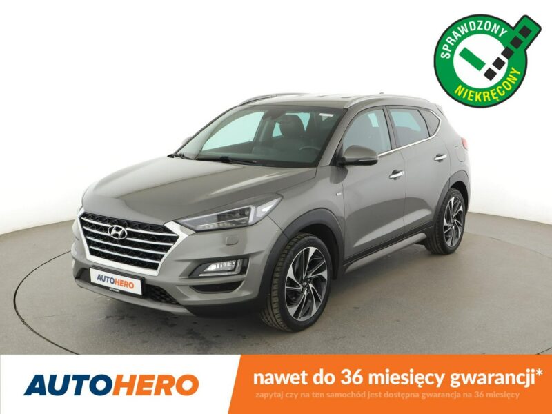 Hyundai Tucson automat 4x4 mHEV full LED skóra navi grzane i wentylowane fotele kam III (2015-2020)