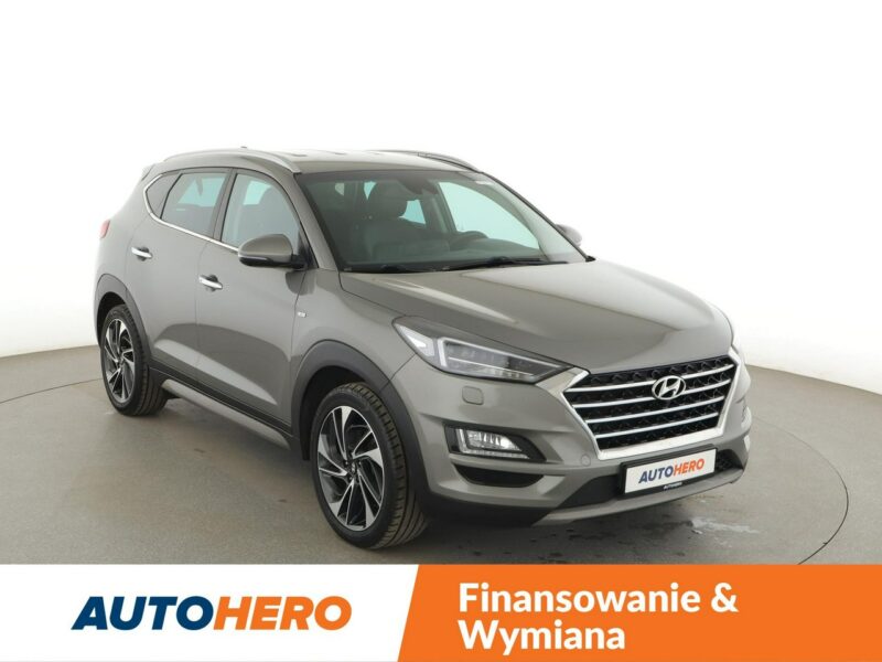Hyundai Tucson automat 4x4 mHEV full LED skóra navi grzane i wentylowane fotele kam III (2015-2020)