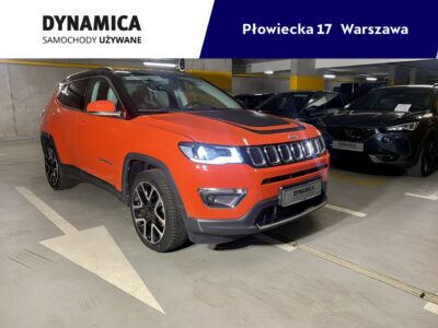 Jeep Compass Limited 1.4Turbo 140KM M6 2017/2018 r., salon PL, hak, 85tys.km przeb. II (2016-)