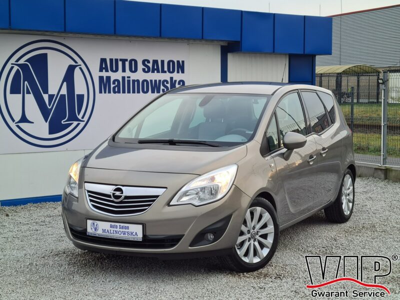 Opel Meriva Klimatyzacja Półskóry Tempomat Sensory Halogeny Komputer Alu Wzorowa II (2010-)