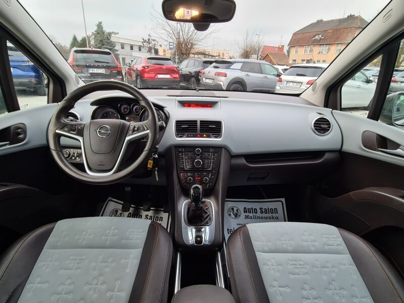 Opel Meriva Klimatyzacja Półskóry Tempomat Sensory Halogeny Komputer Alu Wzorowa II (2010-)