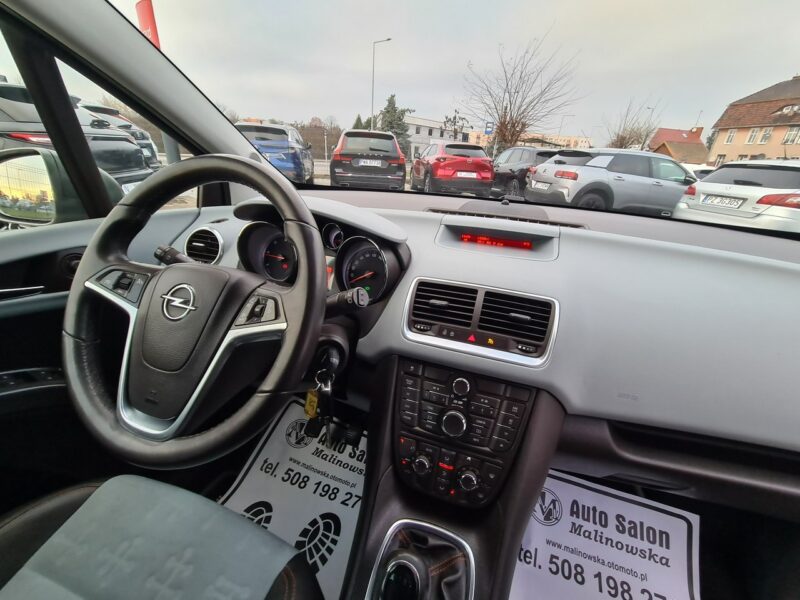 Opel Meriva Klimatyzacja Półskóry Tempomat Sensory Halogeny Komputer Alu Wzorowa II (2010-)