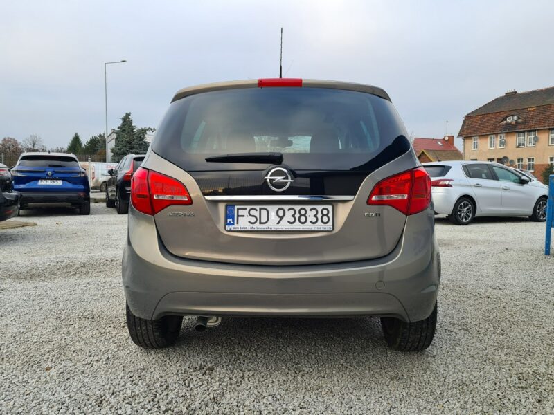 Opel Meriva Klimatyzacja Półskóry Tempomat Sensory Halogeny Komputer Alu Wzorowa II (2010-)