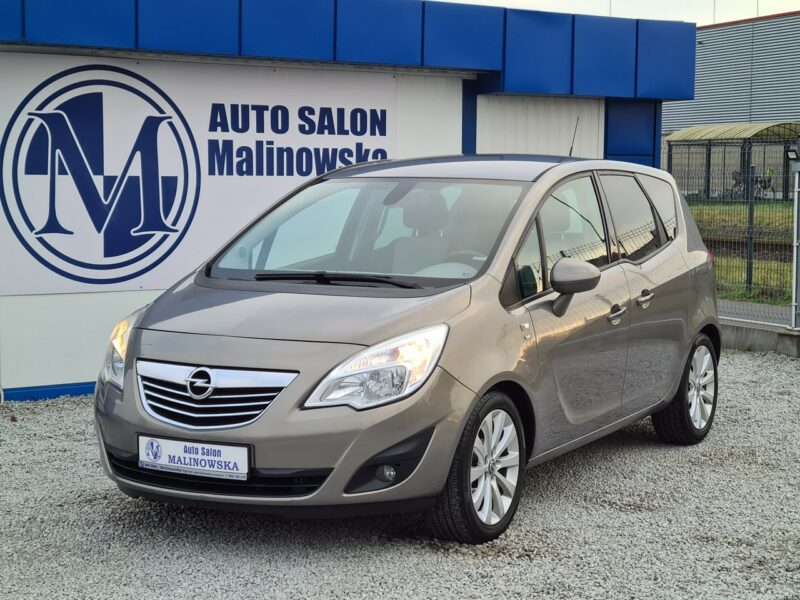 Opel Meriva Klimatyzacja Półskóry Tempomat Sensory Halogeny Komputer Alu Wzorowa II (2010-)