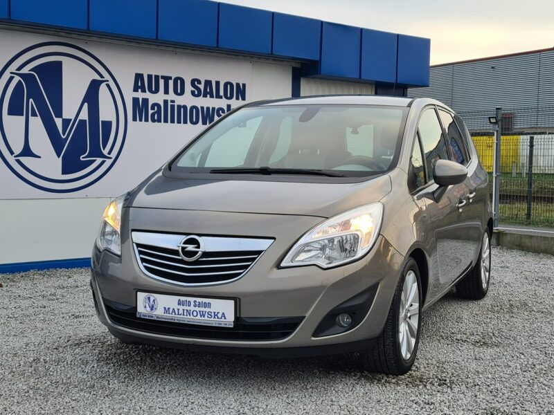 Opel Meriva Klimatyzacja Półskóry Tempomat Sensory Halogeny Komputer Alu Wzorowa II (2010-)