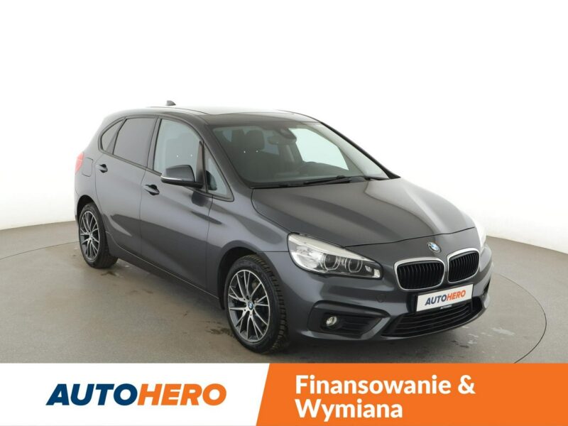 BMW 218 2.0d Automat Advantage Panorama Navi Tempomat GrzaneFotele FullLED PDC F46