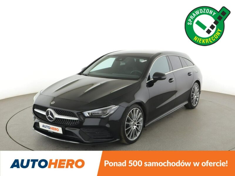 Mercedes CLA 200 automat multibeam LED, skóra/alcantara grzane fotele kamery II (2019-)