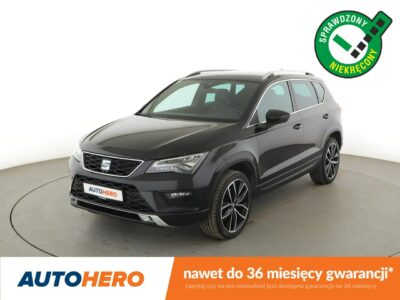 Seat Ateca Xcellence 4Drive automat 190KM navi grzane fotele alcantara ACC climat