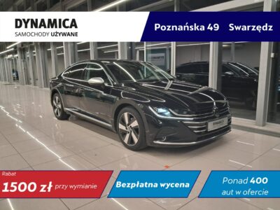 Volkswagen Arteon VAT 23% Elegance 2.0TSI 190KM DSG 2022 r., salon PL, I właściciel