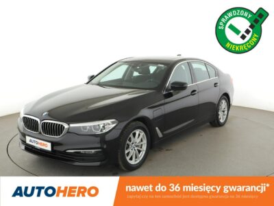BMW 530 FV23 530e PHEV Automat Nawigacja Tempomat Szyberdach Grzane Fotele PDC G30 (2017-)