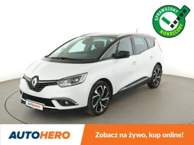 Renault Grand Scenic 7 os. full LED półskóra klima auto navi kamera i czujniki parkowania III (2016-2021)