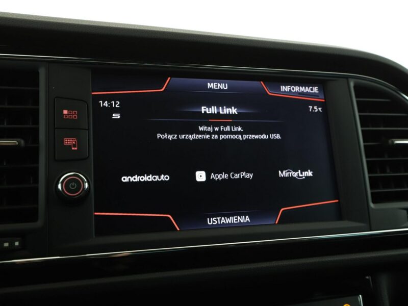 Seat Leon DSG full LED navi virtual cocpit grzane fotele klima auto III (2012-)