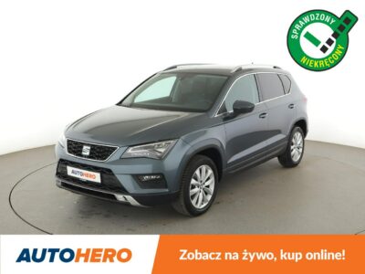 Seat Ateca DSG full LED virtual cocpit navi klima auto kamera i czujniki parkowan